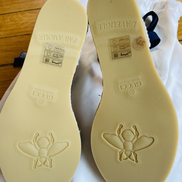 Gucci Sylvie Ankle-Tie Espadrille - Picture 5 of 7